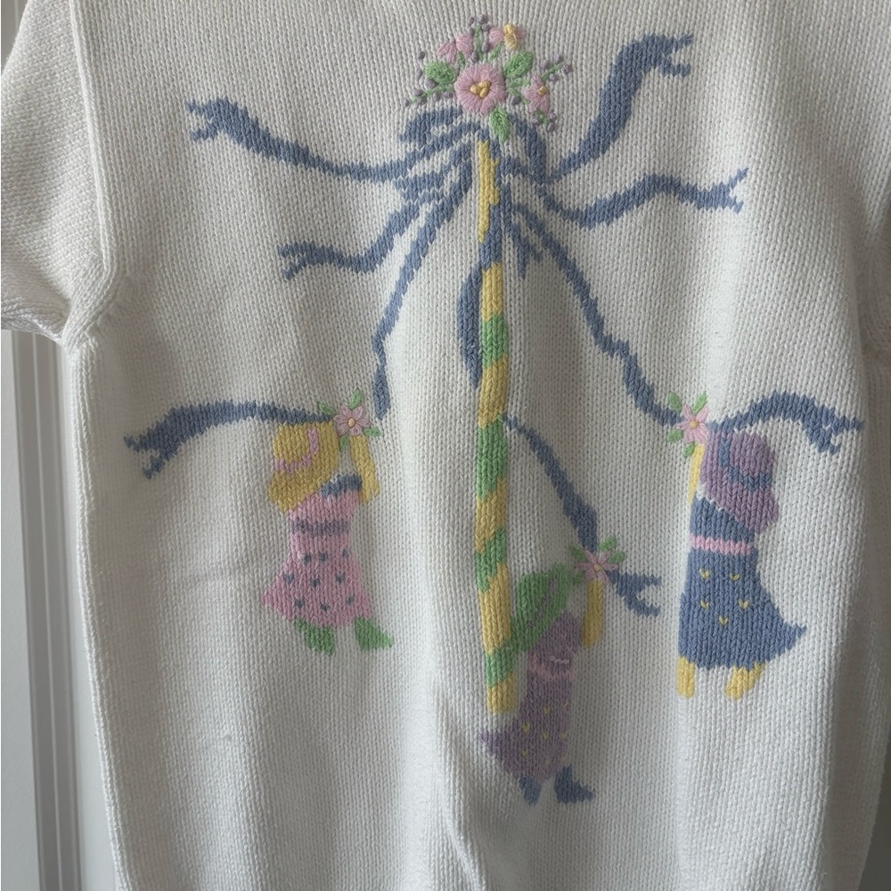 Vintage 80’s Floral Sweater Final Sale - Picture 3 of 6